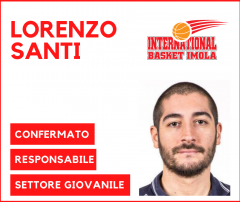 Lorenzo Santi confermato responsabile del settore giovanile