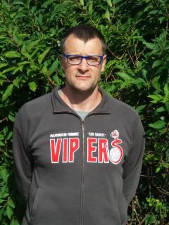 David Londero allenatore che seguirà il gruppo Under 14 del Progetto Vipers