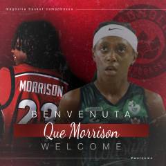 Primo innesto nel roster di A1: da Lucca arriva la playmaker Que Morrison