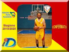 La Nuova Pallacanestro Messina pensa in grande, confermato il forte play Ivan Stuppia.