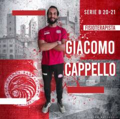 Il fisioterapista Giacomo Cappello ancora con la prima squadra