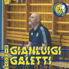 Rinnovo di contratto per coach Gianluigi Galetti in ottica Serie B