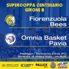 Fiorenzuola Bees: la Supercoppa Centenario 2020 riprende in casa a porte chiuse. Al PalaMagni arriva Omnia Basket Pavia.