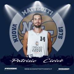Arriva la conferma per il pivot biancoblu Patrisio Cicivè