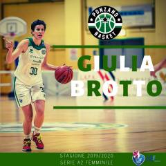 Ponzano Basket, si riparte da Giulia Brotto