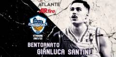 Ritorno in Casa Atlante Eurobasket Roma per la stagione 2021/22: quello di Gianluca Santini