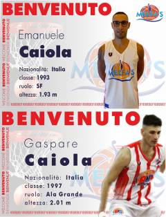 È tempo di piacevoli ritorni in casa Melfa's Gela Basket: ecco i fratelli Caiola