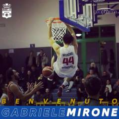 MNB, il primo innesto è Gabriele Mirone.