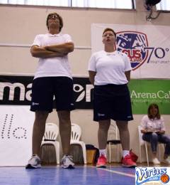 La Virtus Cagliari saluta Iris Ferazzoli e Valentina Calandrelli