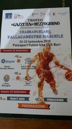 Oggi la conferenza stampa del Memorial Preite