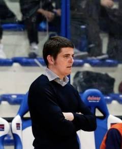 La Tiber Basket Roma in C Gold. Marco Polidori Main Coach