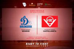 Valentino Basket Castellaneta ospite della Dinamo Brindisi per il secondo test stagionale