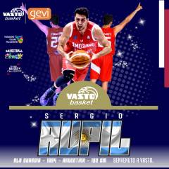 Vasto Basket mette a segno il primo colpo di mercato: arriva Sergio Rupil Del Risco