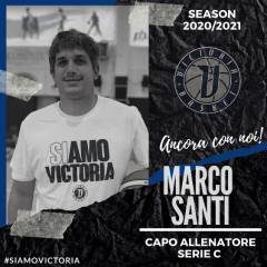 Stagione 2020/21: Coach Santi confermato in panchina