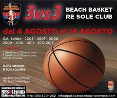 Logo 3vs3 Beach Basket ResoleClub 2022