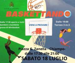 Logo Baskettando in Piazza Valchiampo 2020