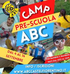 Logo Camp pre-scuola Abc 2023