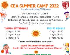 Logo Gea Summer Camp 2022