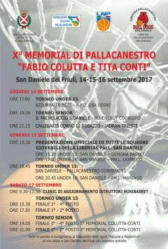 Logo X° Memorial Colutta Conti