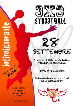 Logo Streetball Pogliano 2019